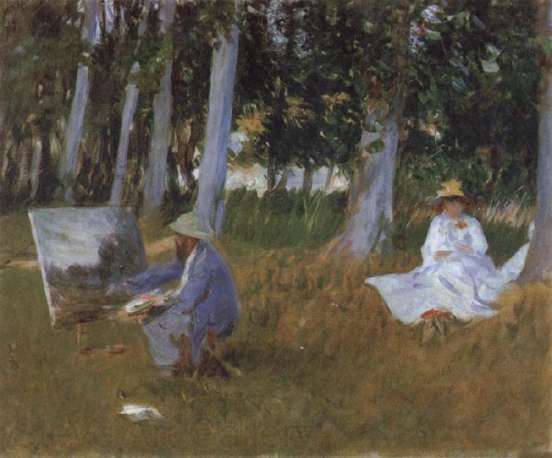 Claude Monet Claude Monet Painting in a Wood Spain oil painting art